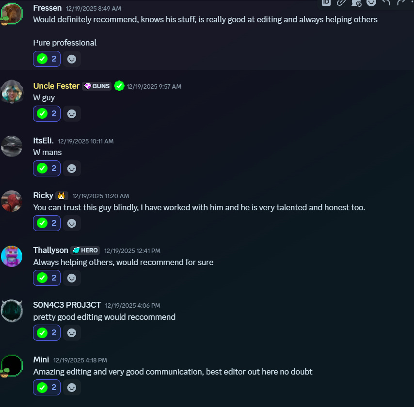 testimonials
